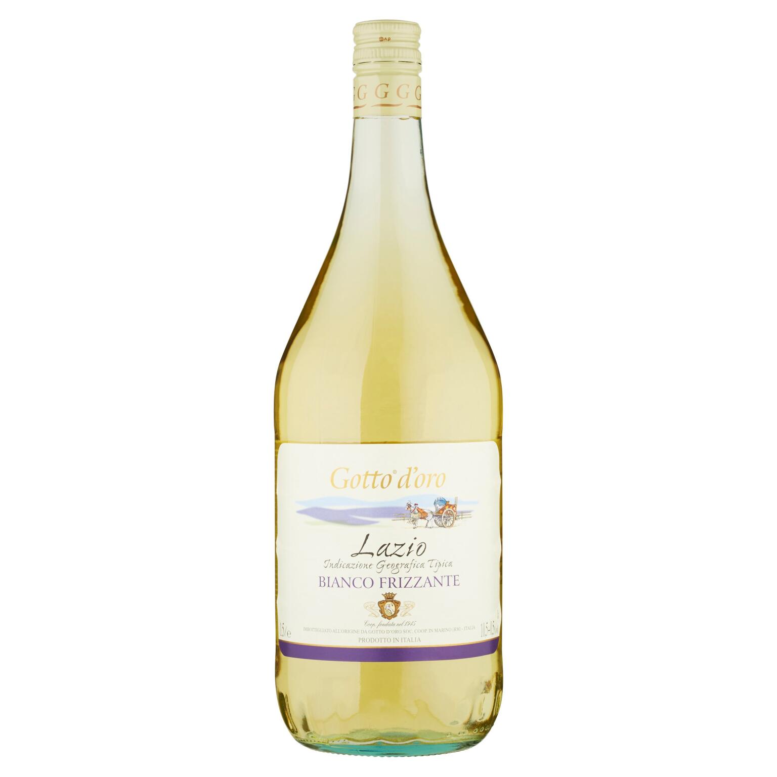 Bianco frizzante IGT 1,5l Lazio Gotto D'Oro