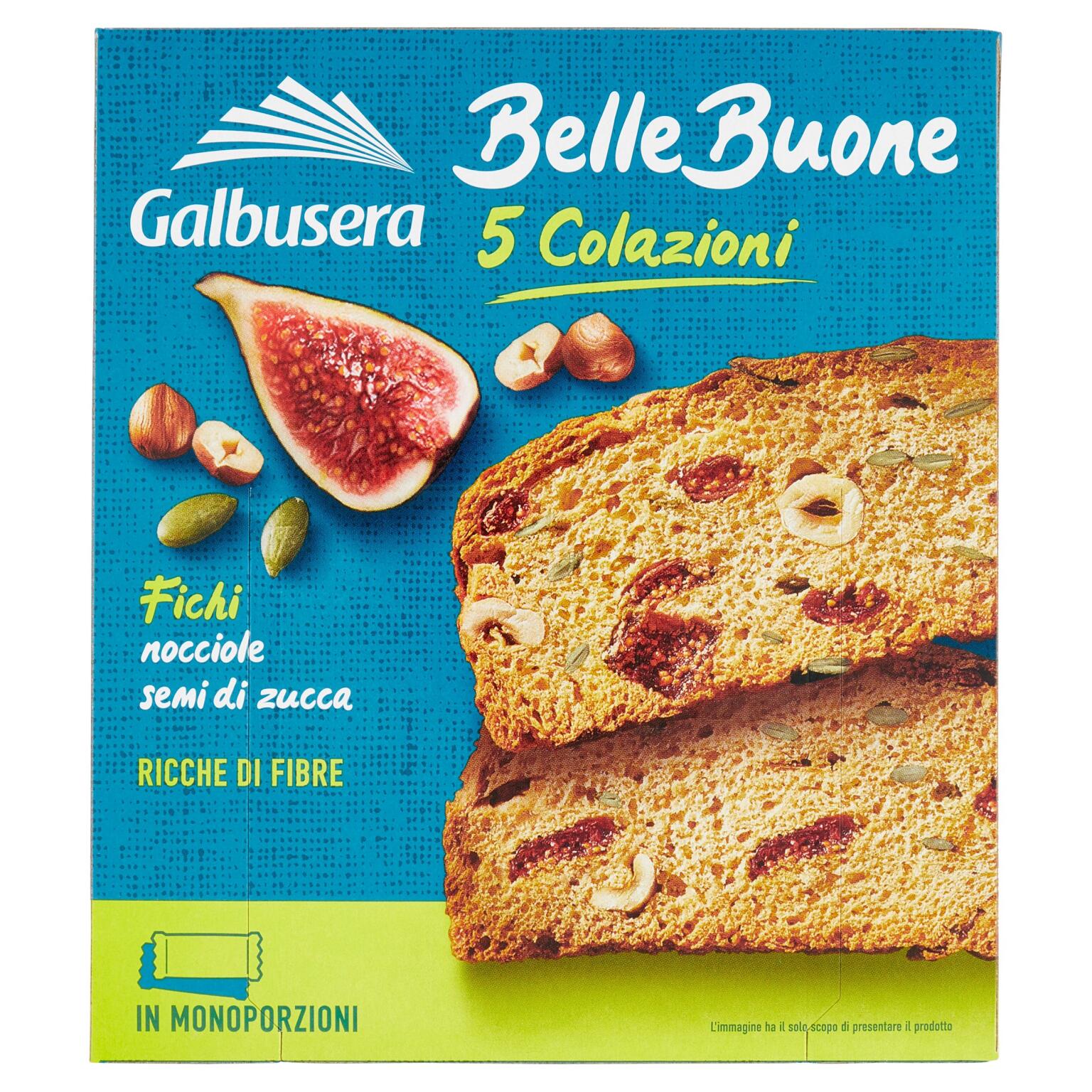 Fette biscottate bellebuone fichi/nocciole 200g   Galbusera