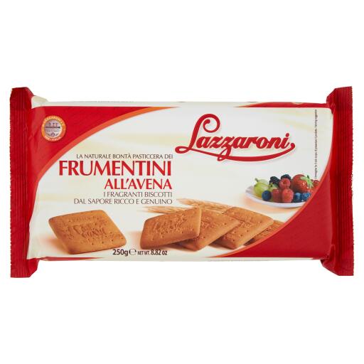 Biscotti Frumentini con farina di avena e miele 250g Lazzaroni