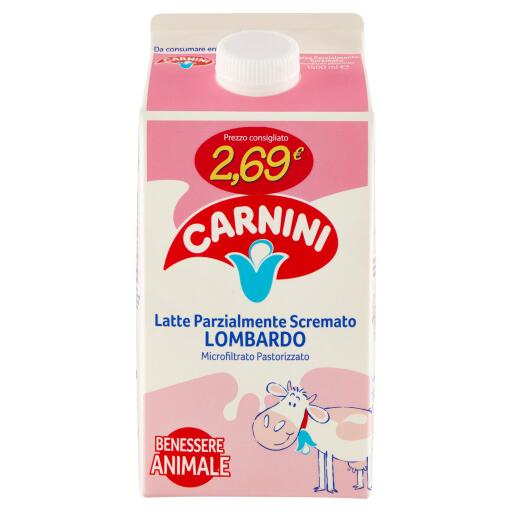 Latte Carnini Esl parzialmente scremato 1,5l