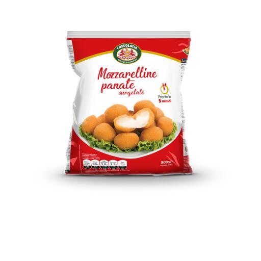 Mozzarelline panate 500g Bachetti