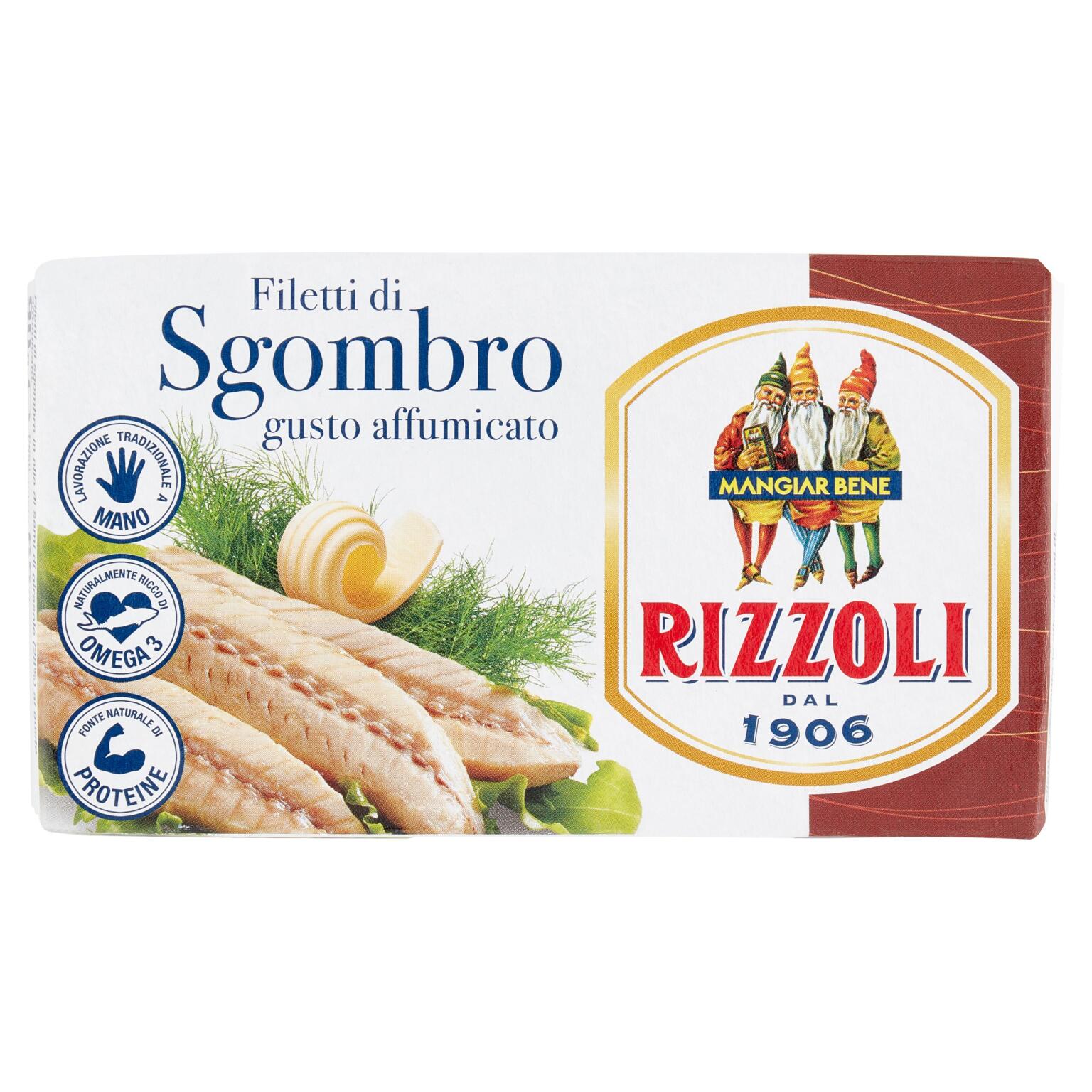 Filetti di sgombro affumicato 90g Rizzoli