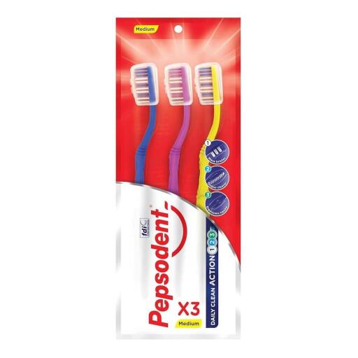 Spazzolino Triple Clean 3pezzi Pepsodent