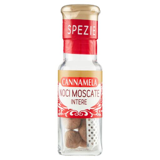 Noci moscate intere con grattuggia 30g Cannamela