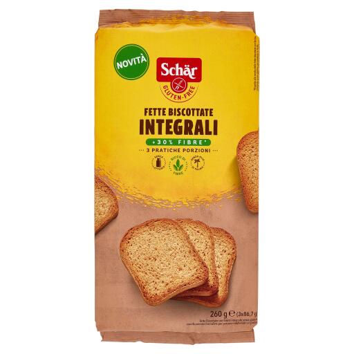 Fette Biscottate integrali 260g S\Glutine Dr Schar