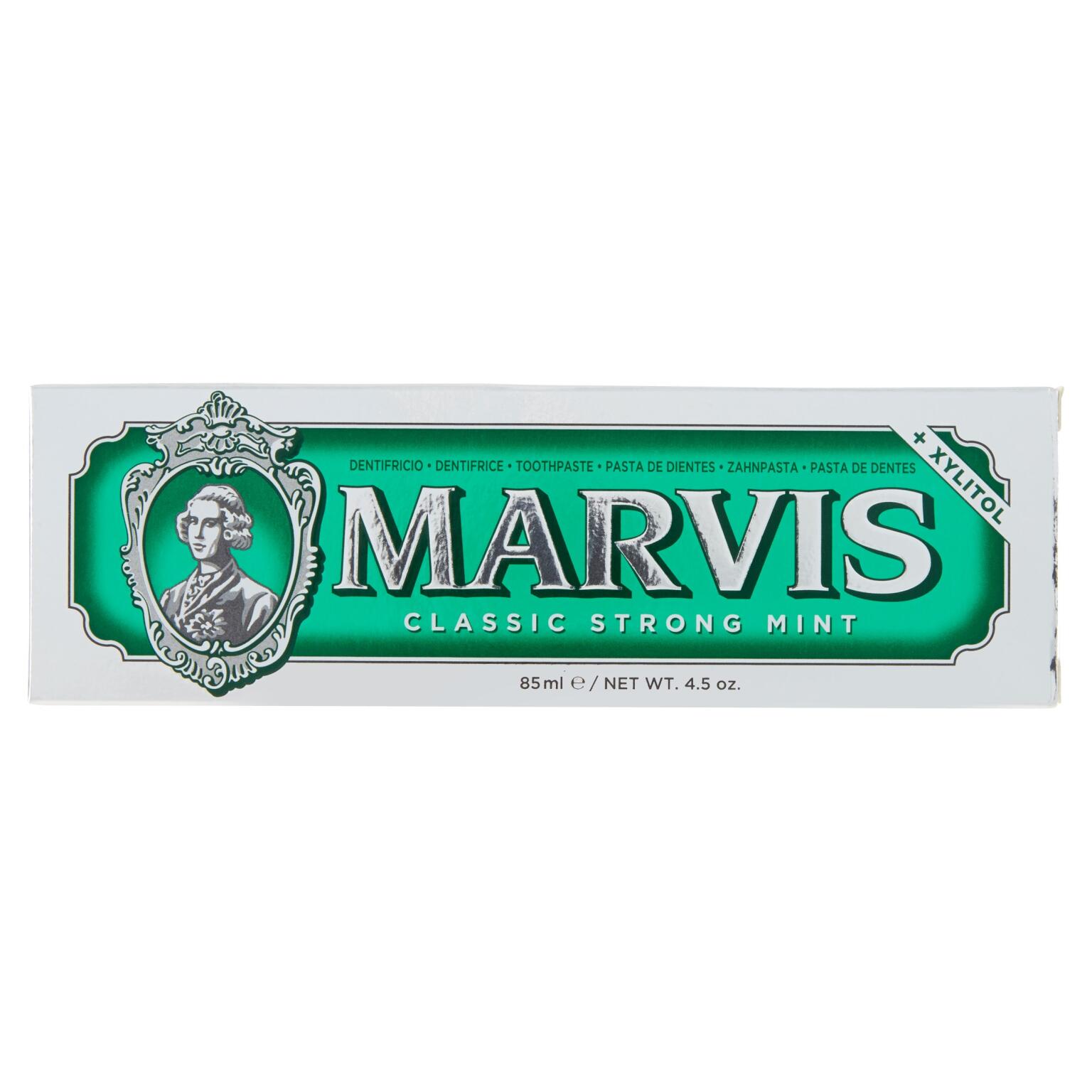 Dentifricio classico strong mint 85ml Marvis