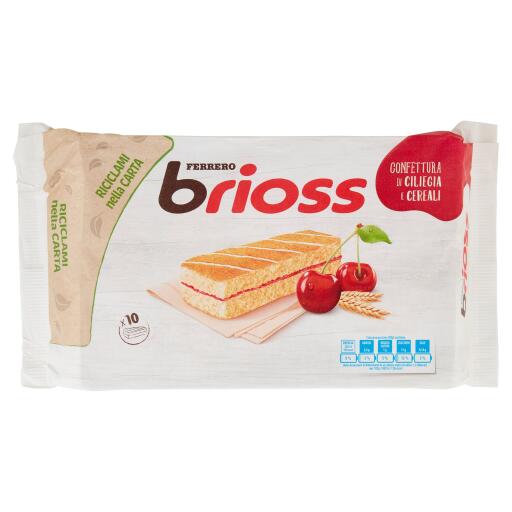 Brioss Ciliegia e Cereali 280g 10pz Ferrero