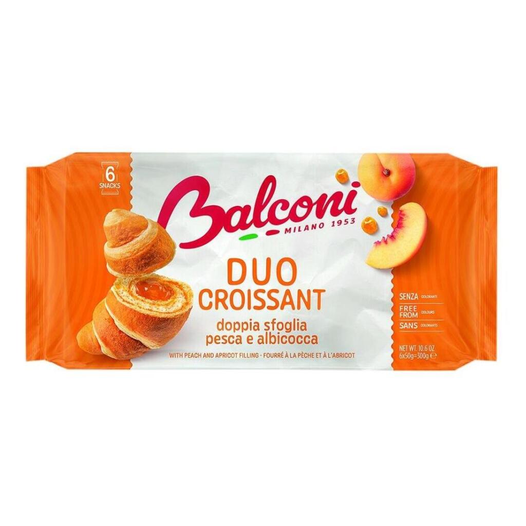 Croissant duo Pesca e Albicocca 300g Balconi