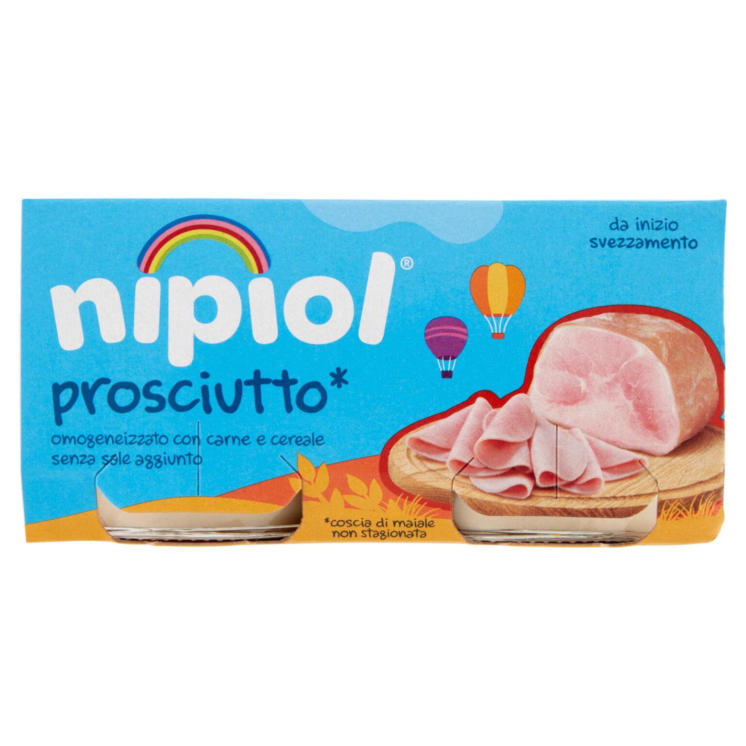 Omogeneizzato prosciutto 2x80g Nipiol