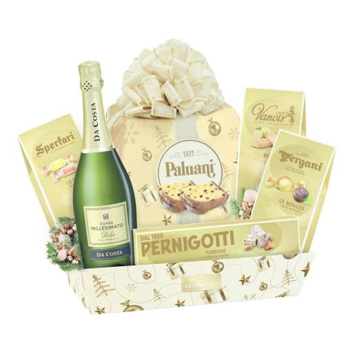 Cesto Natalizio Merry Christmas 7pezzi Le Cadeau