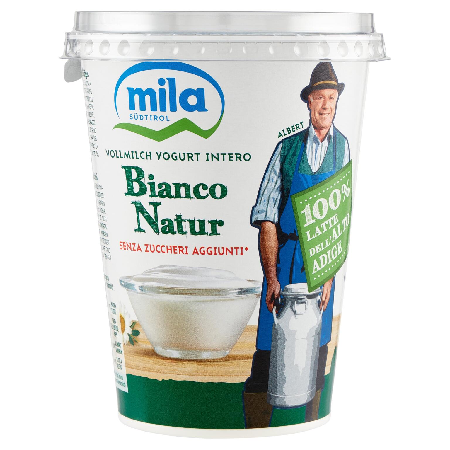 Yogurt intero bianco naturale 400g Mila