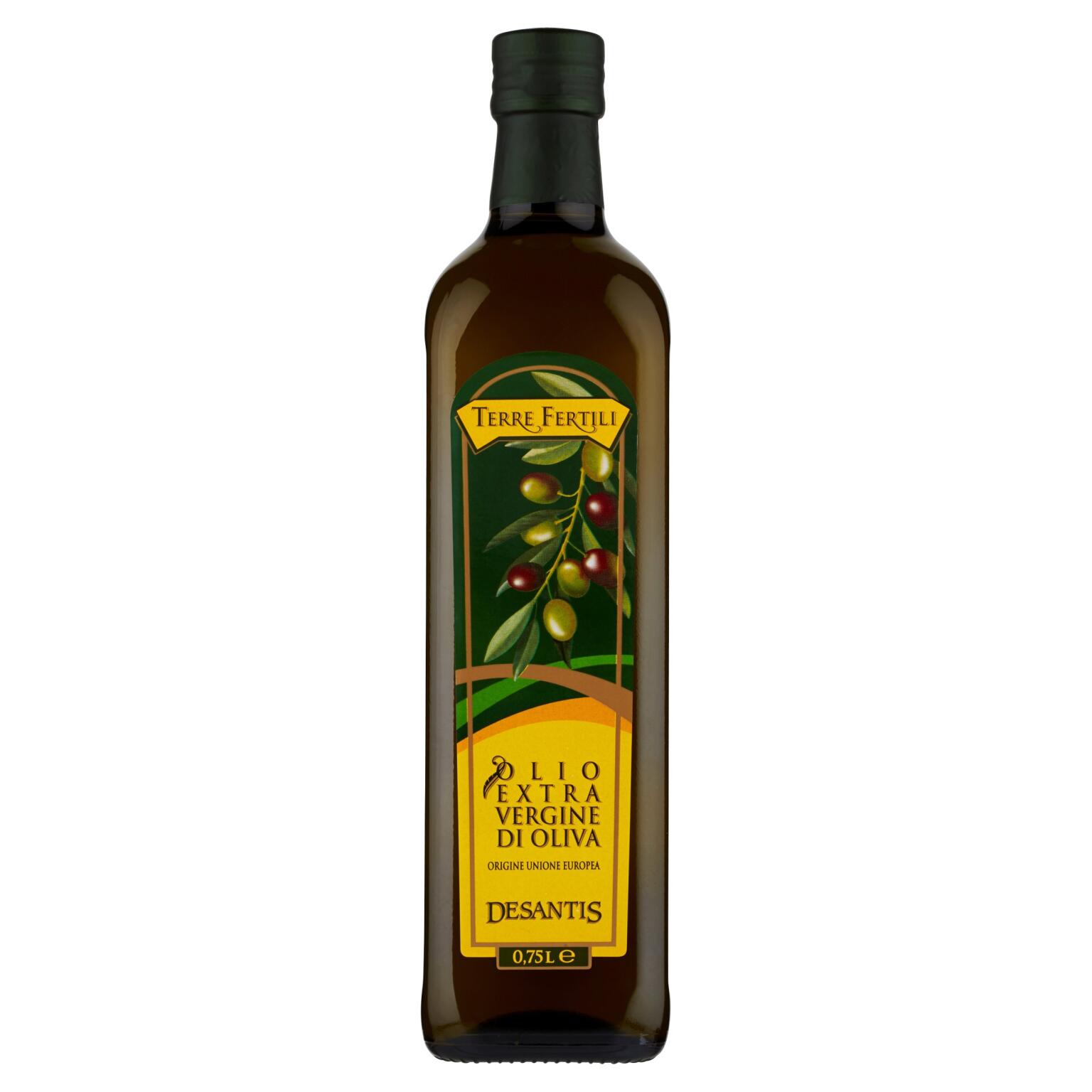 Olio extra vergine di oliva Terre Fertili 75cl Desantis