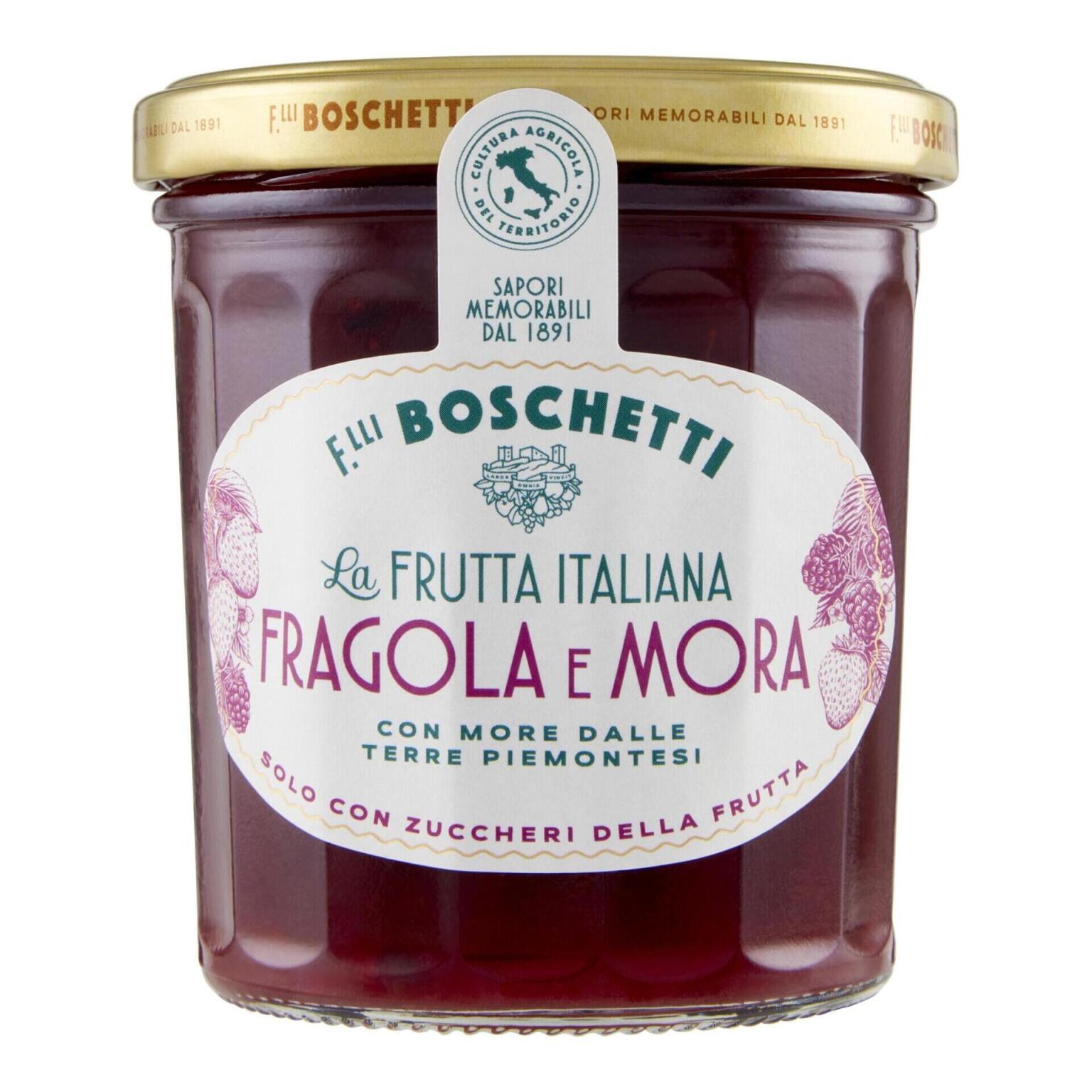 Composta Fragole e More dal Piemonte 320g Boschetti