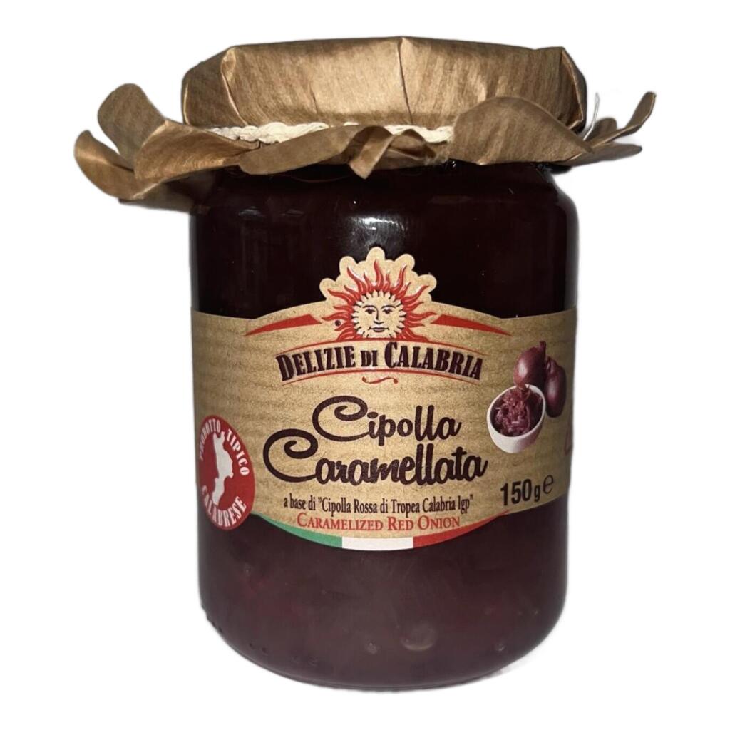 Cipolla Rossa di Tropea IGP Caramellata 150g Delizie di Calabria
