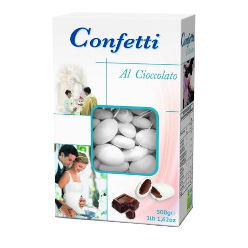 Confetti bianchi al cioccolato 500g Crispo