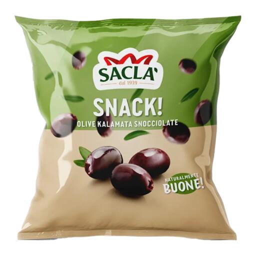 Olive snack Kalamata 30g snocciolate F.lli Saclà