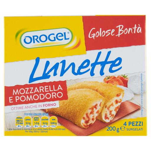 Lunette Mozzarella e Pomodoro 200g Orogel