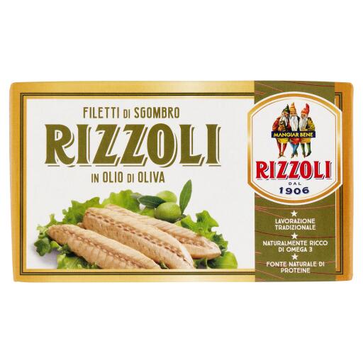 Filetti di sgombro in olio di oliva 125g Rizzoli