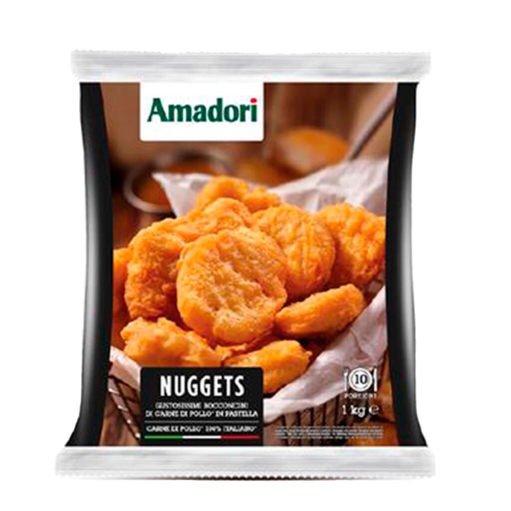 Nuggets bocconcini di pollo pastellati 1kg Amadori