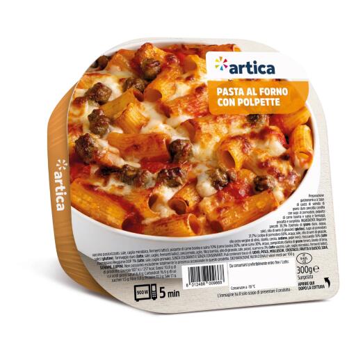 Pasta al forno con polpette 300g Artica