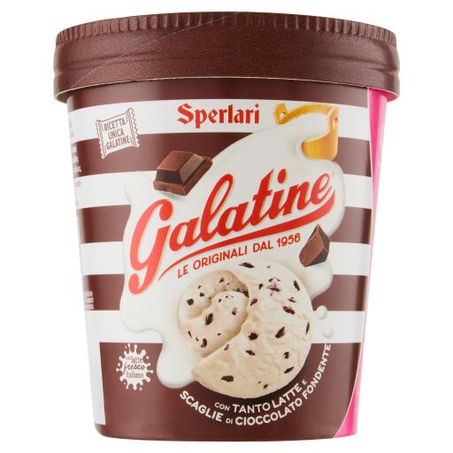 Gelato al gusto Galatine Stracciatella con scaglie di cioccolato fondente 275g Tonitto