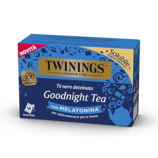 Tè Nero Deteinato Goodnight 14ff con Melatonina 56g Twinings