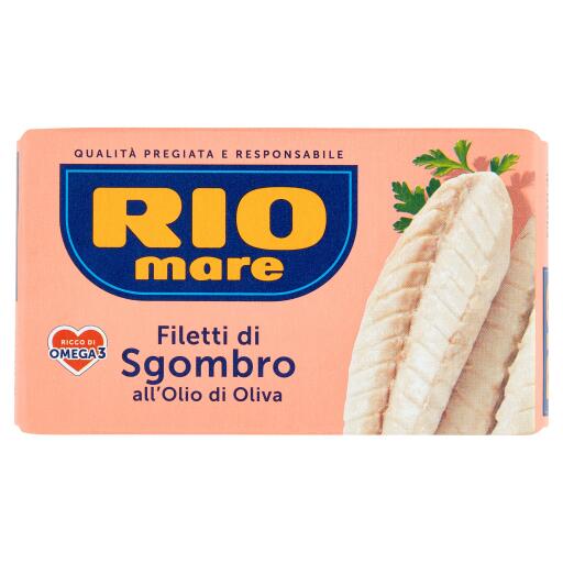 Filetti di sgombro il olio d'oliva 125g Rio Mare