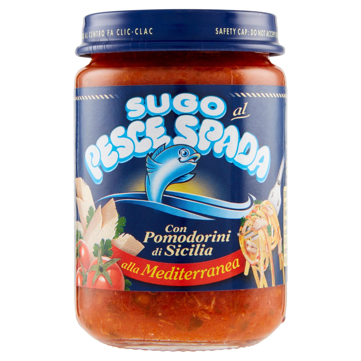 Sugo al pesce spada con pomodorini di Sicilia 130g L'Isola D'Oro