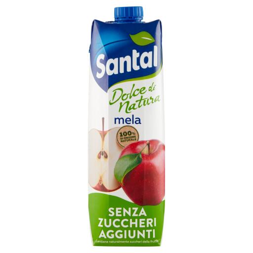 Santal Mela senza zuccheri aggiunti 1L