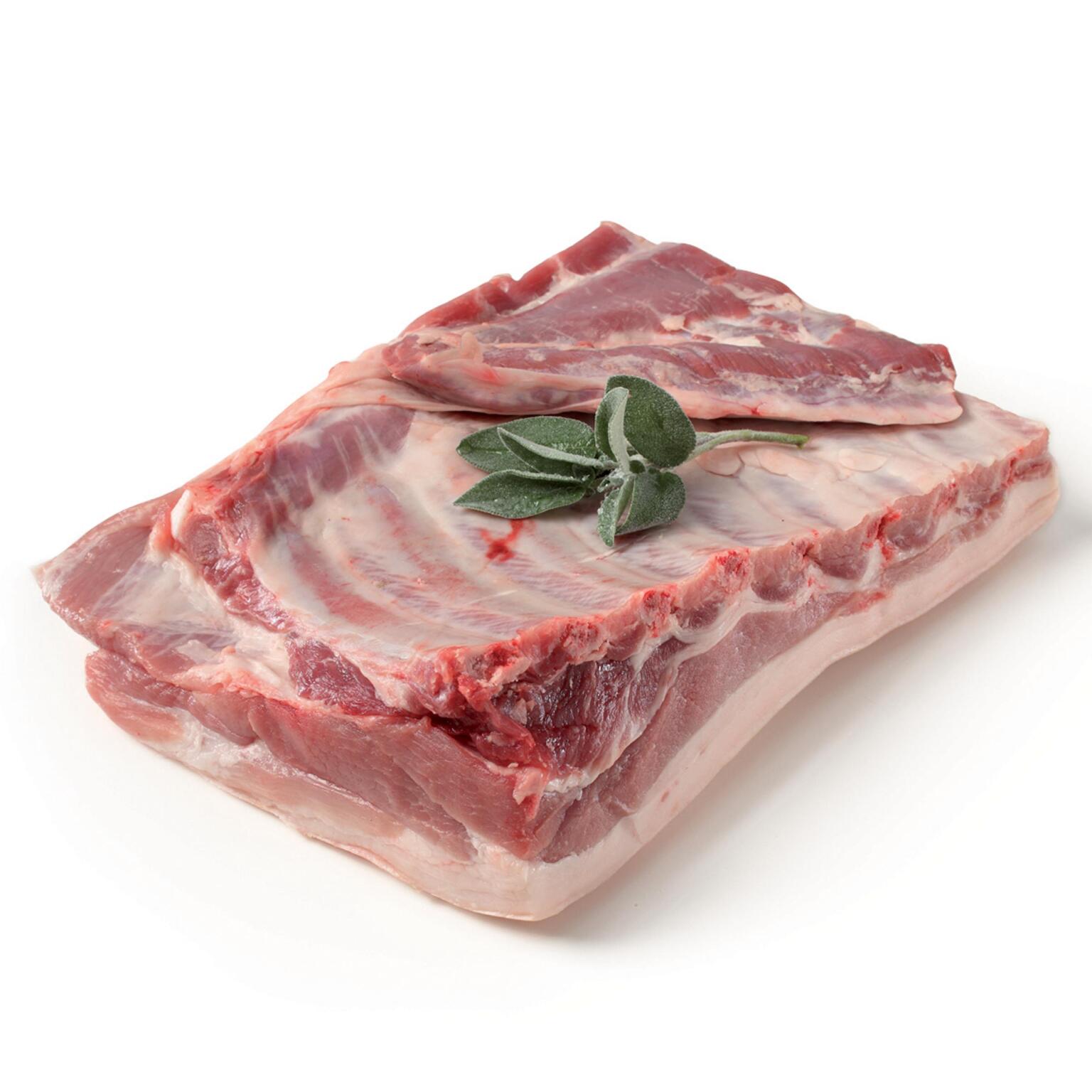 Pancetta con costine di suino sottovuoto