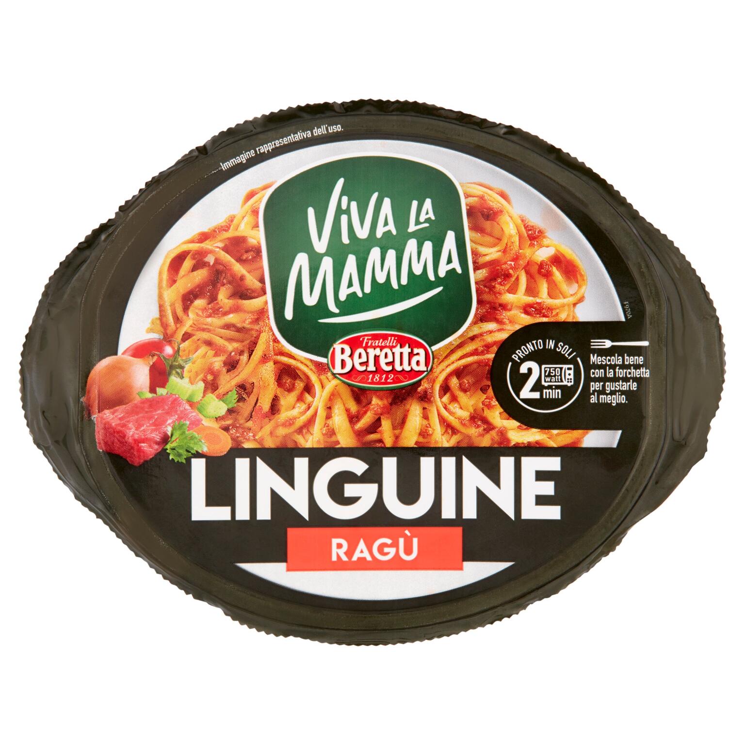 Linguine al ragù 220g Viva la mamma