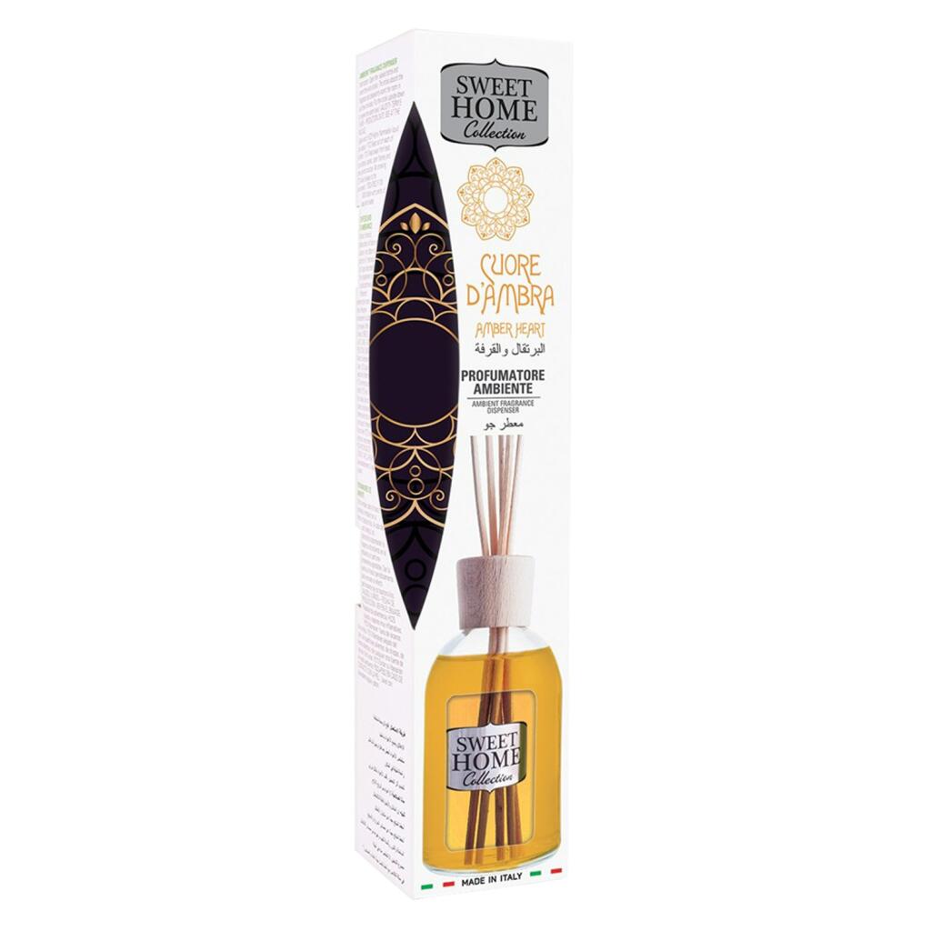 Profumatore per ambienti Cuore D'Ambra 100ml Sweet Home