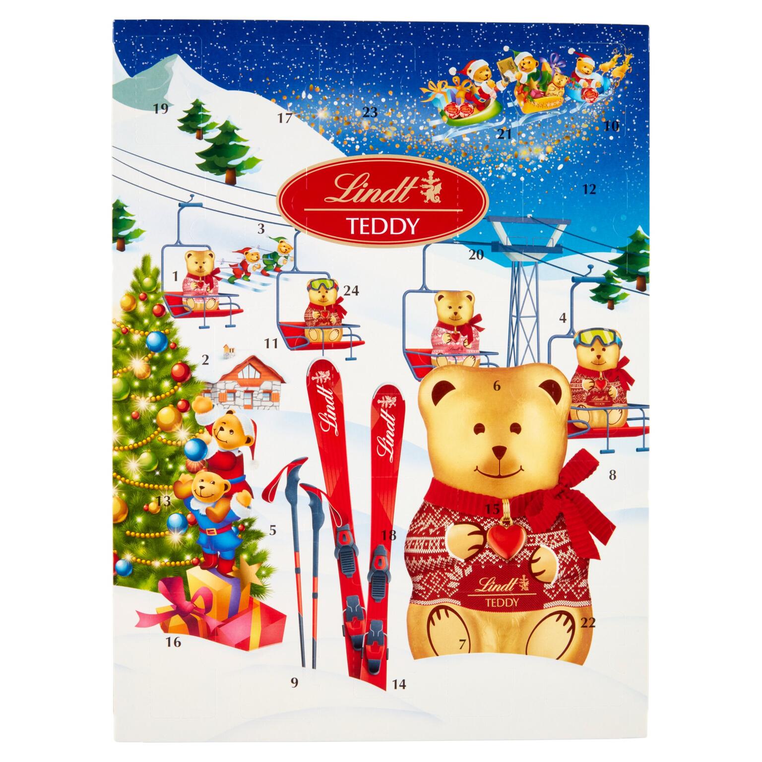 Calendario Avvento Orsetto 170g Lindt