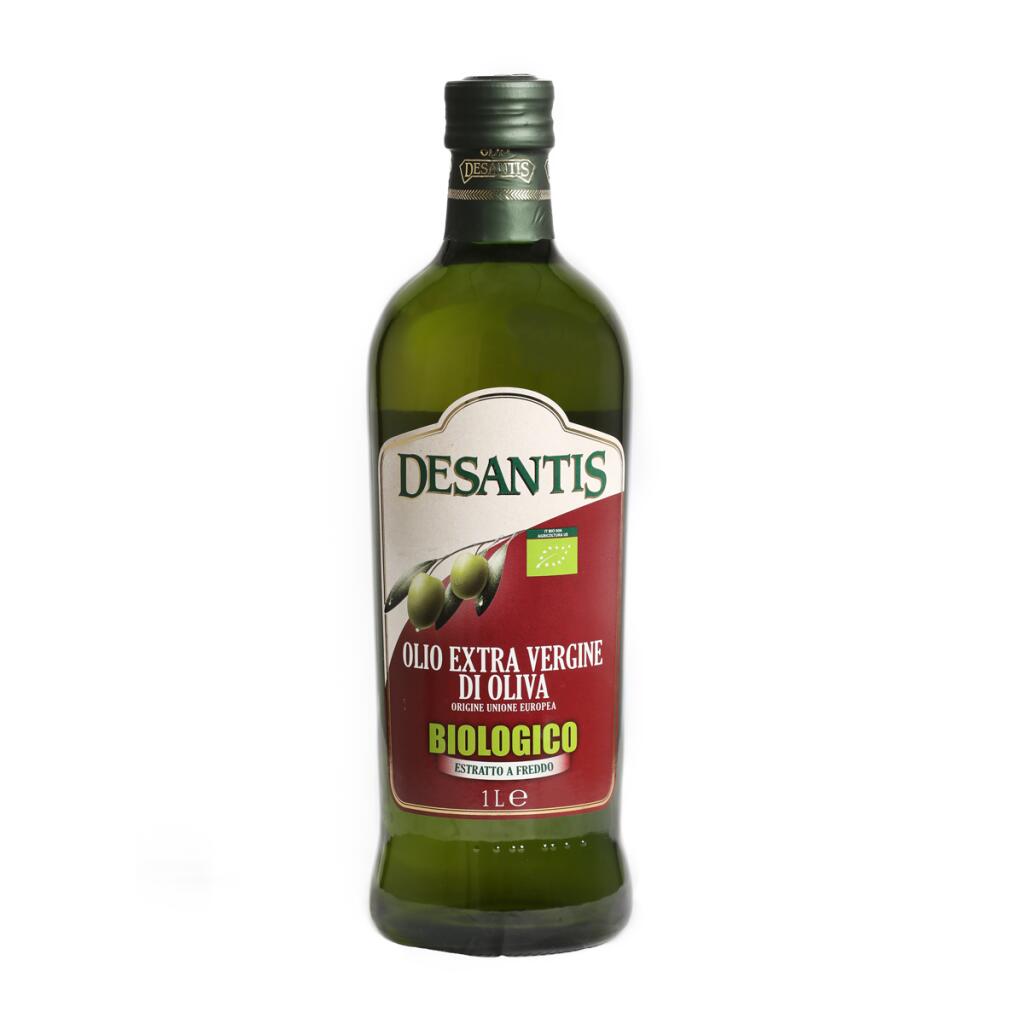 Olio extra vergine di olio comunitario biologico in vetro 1 litro De Santis