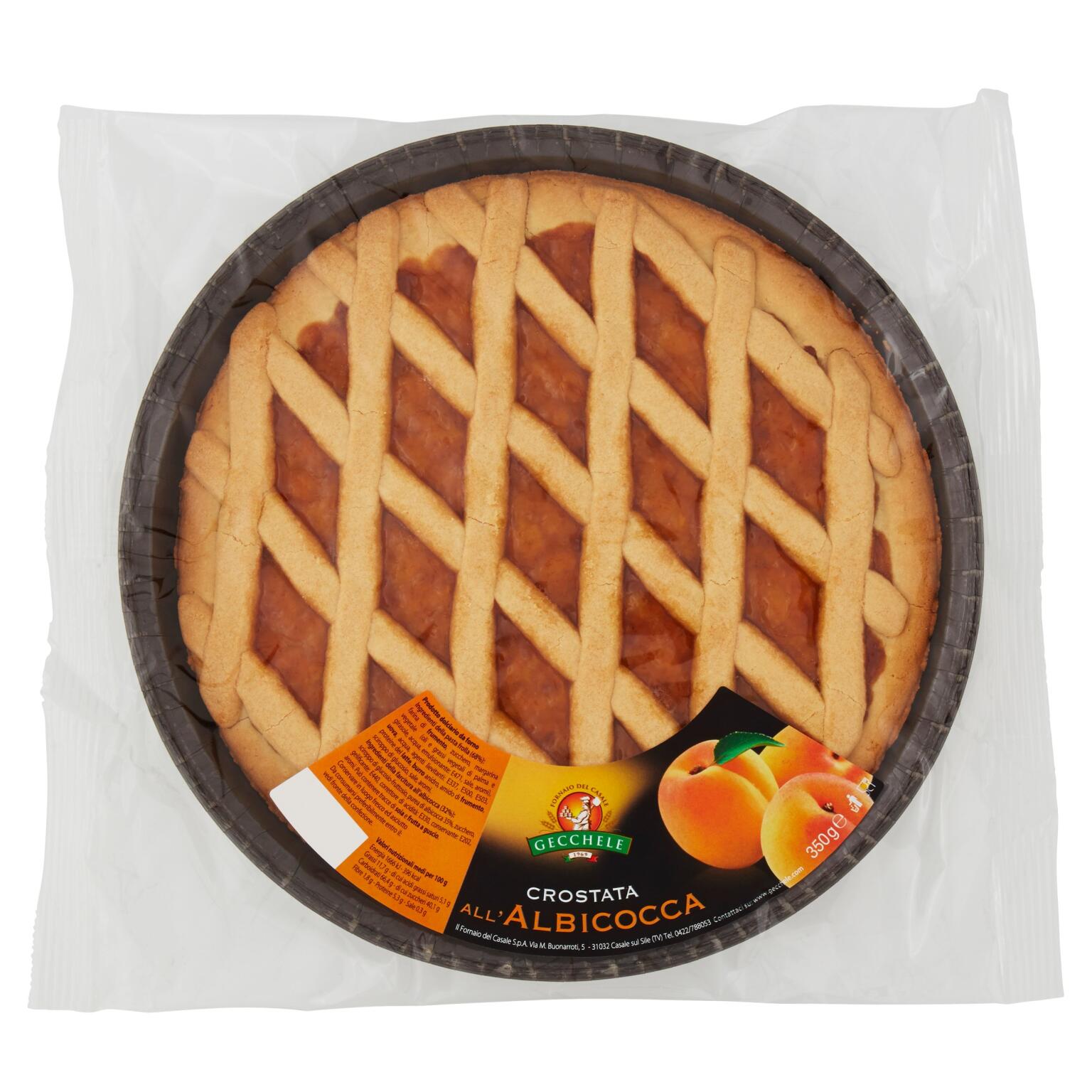 Crostata all'albicocca 350g Gechelle