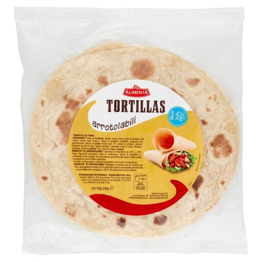 Tortillas arrotolabile 3x110g Alimenta