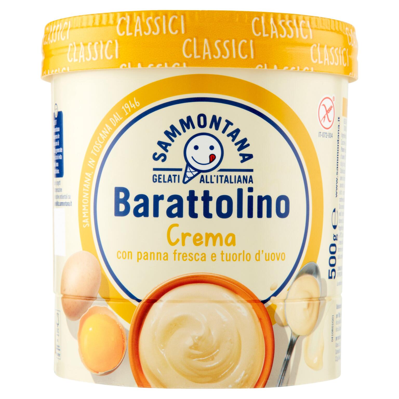 Barattolino Crema 500g Sammontana
