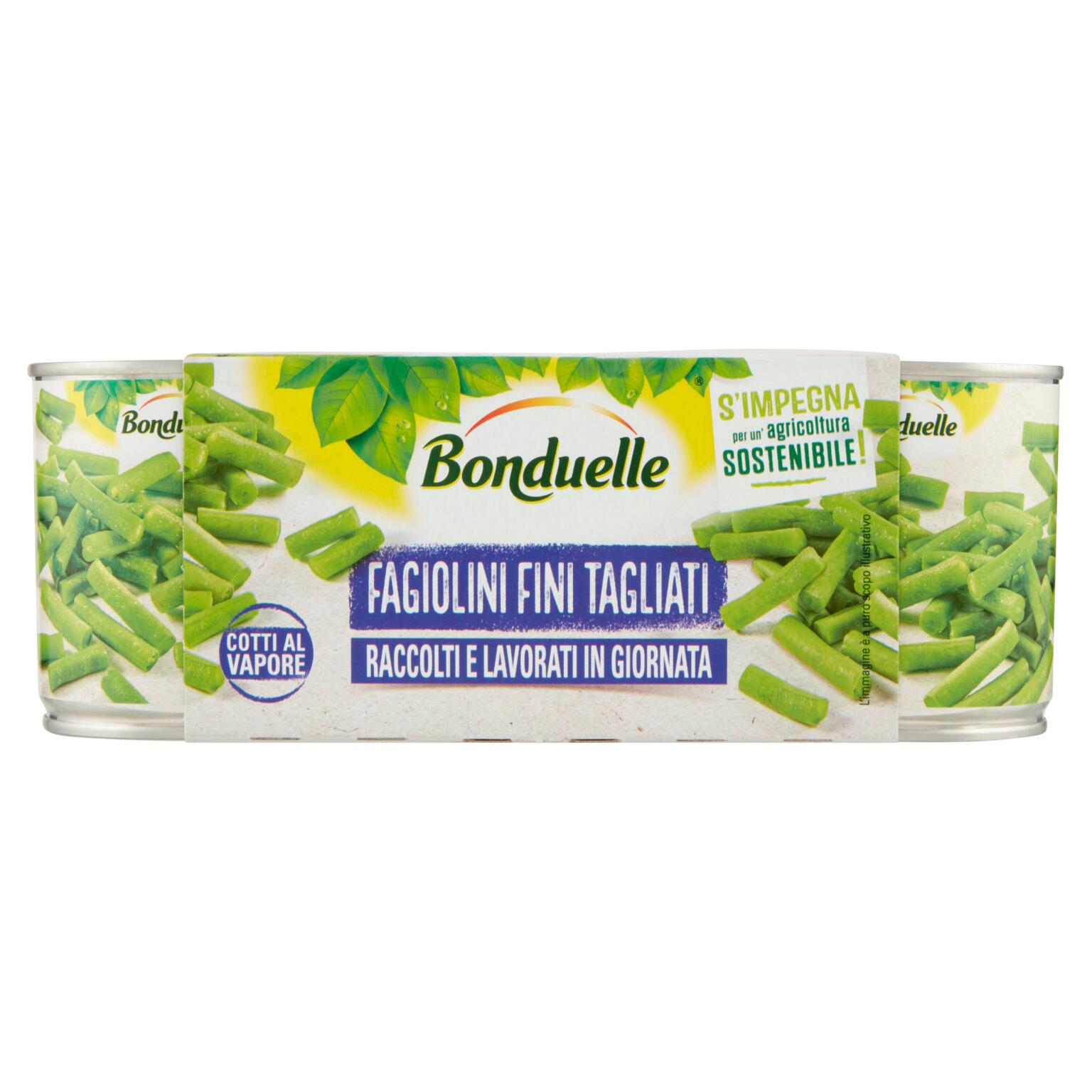 Fagiolini fini tagliati 435x3 Bonduelle