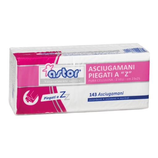 Asciugamani A'Z? 23x25cm 2Veli 143pz Astor