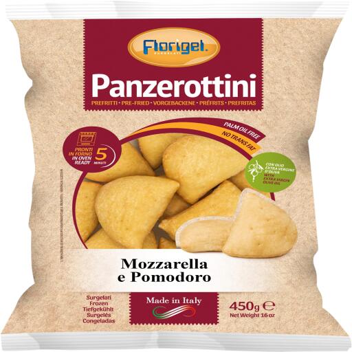 Panzerottini mozzarella e pomodoro 450g Florigel