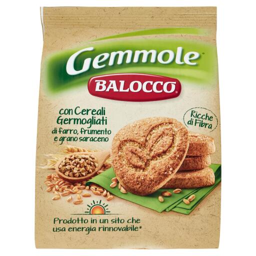 Biscotti gemmole con cereali germogliati di farro,frumento e grano saraceno 700g