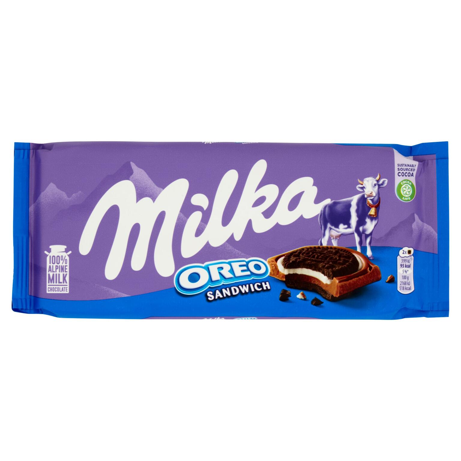 tavoletta Milka Oreo sandwich 92g
