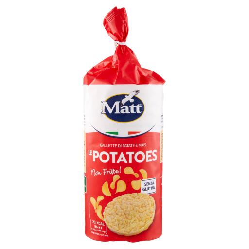 Gallette "Le Potatoes" di patate e mais da 100g Matt