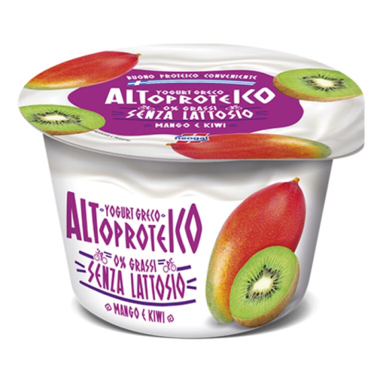 Yogurt Greco 0% senza lattosio Kiwi&Mango 150g Neogal