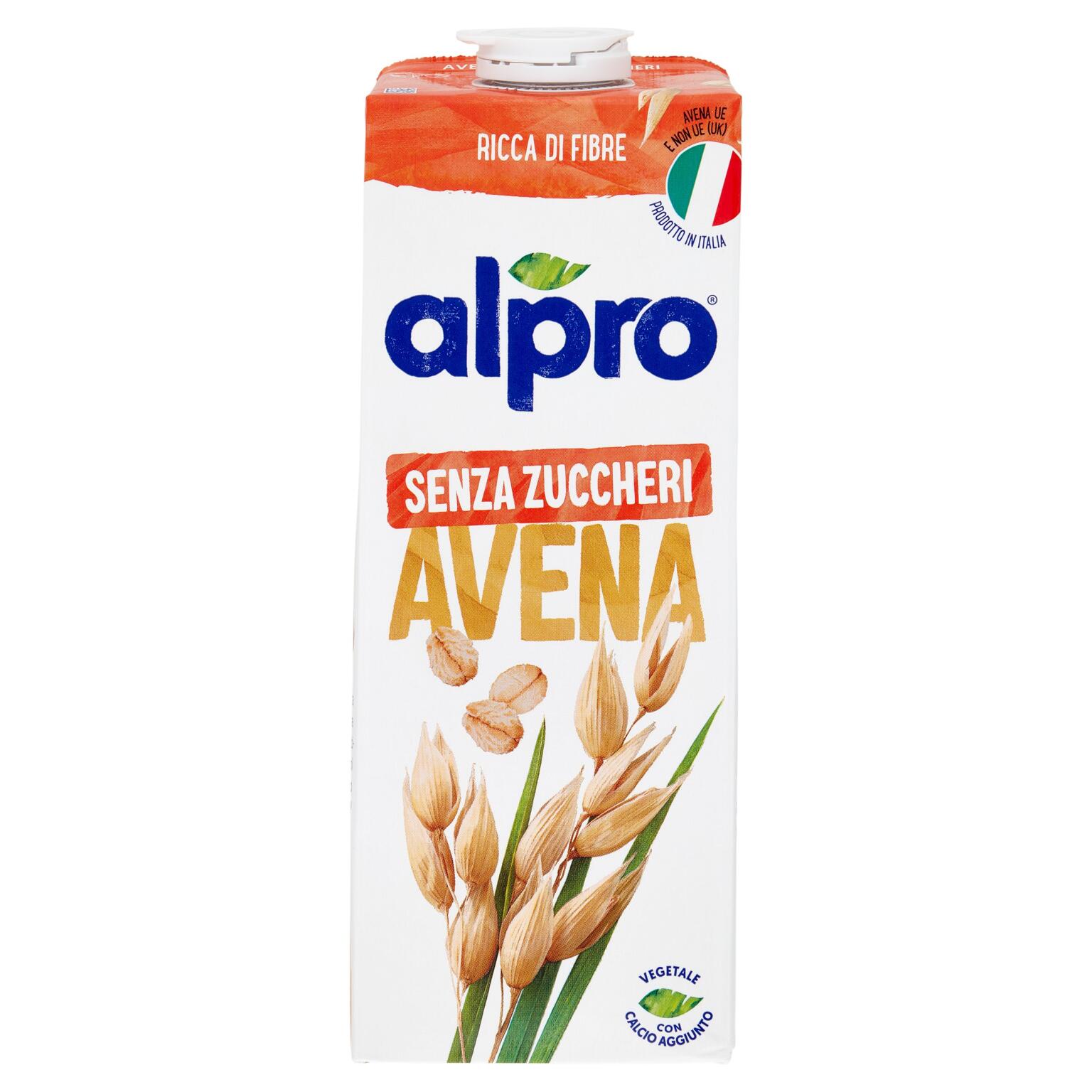 Alpro avena senza zucchero 1l