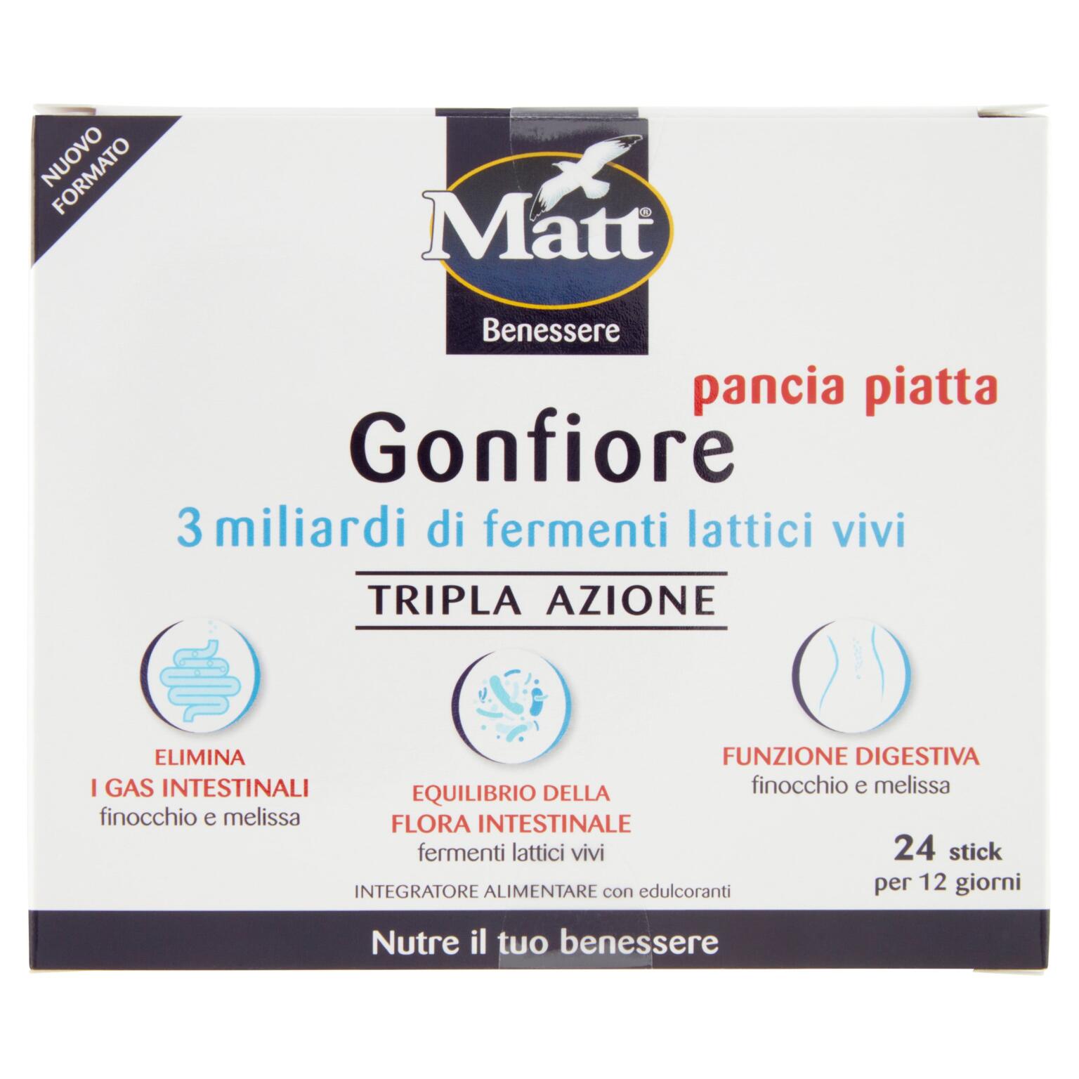 Pancia piatta plus 12 bustine 51,6g Matt