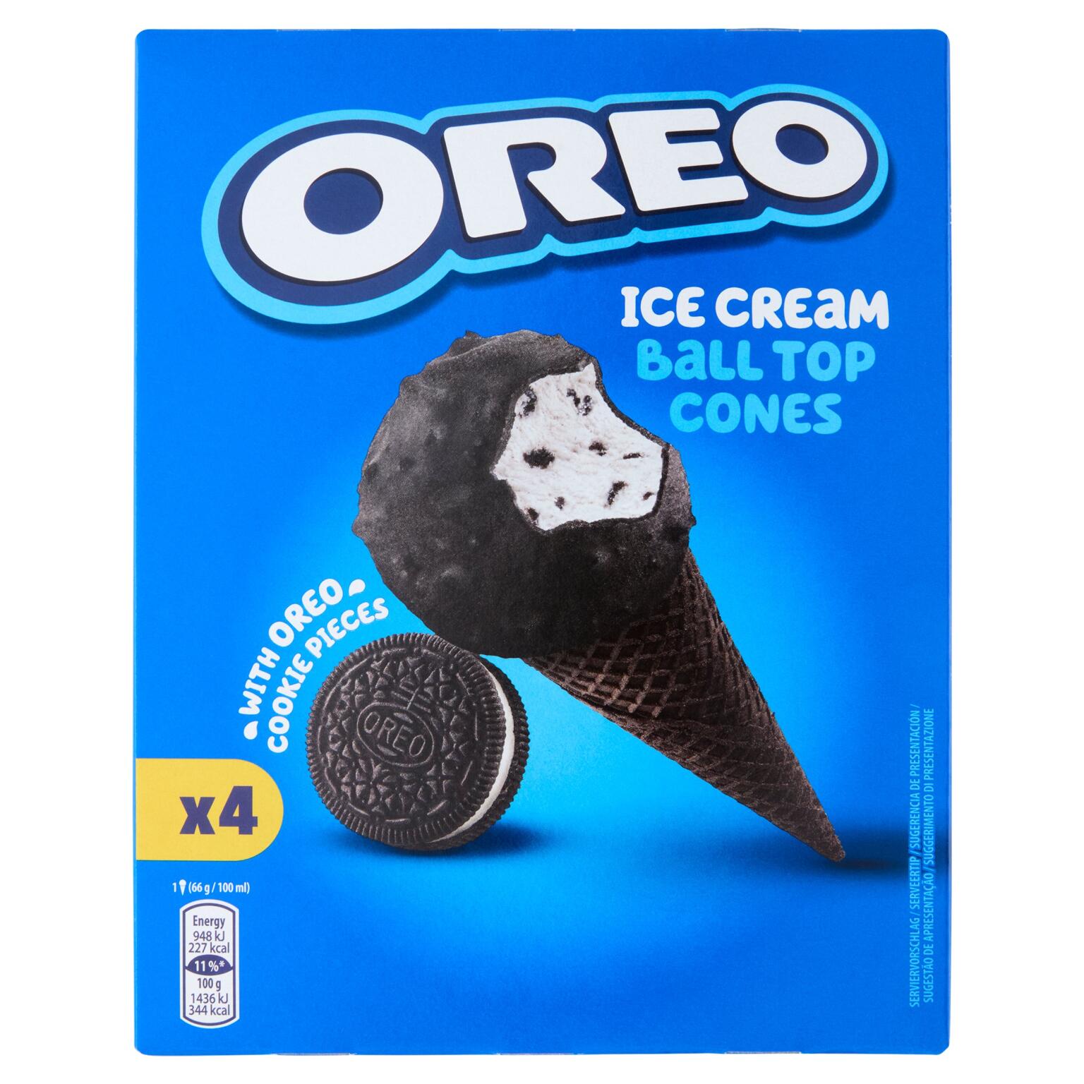 Cono ice cream Oreo confezione da 4pezzi 264g