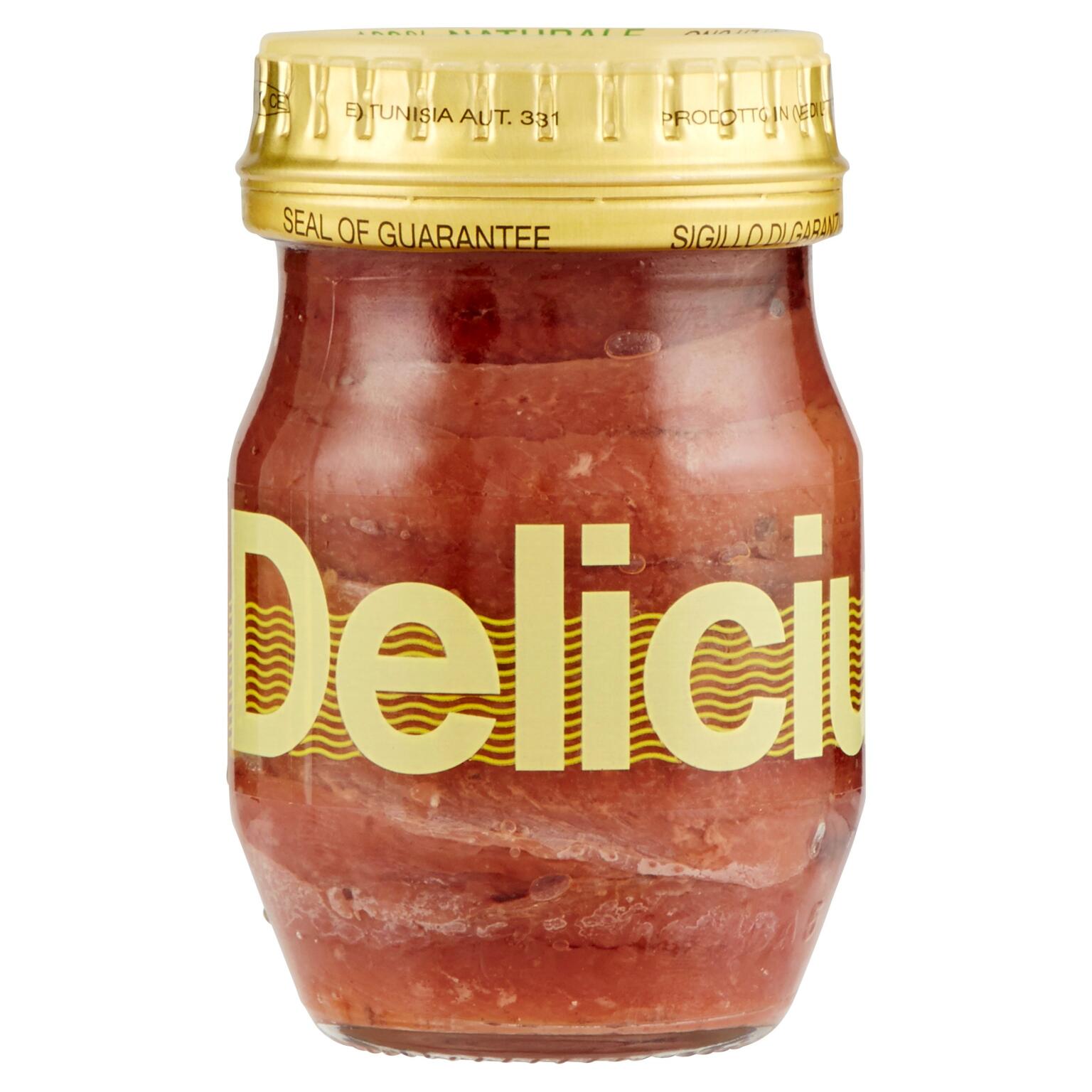 Filetti di alici tese all'olio di oliva 90g Delicius