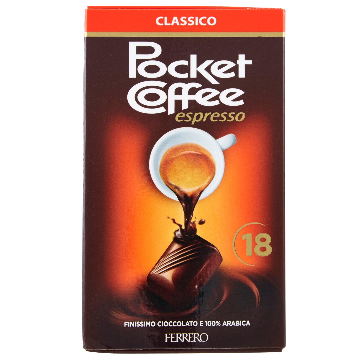 Pocket Coffee espresso 100% Arabica 18pezzi Ferrero