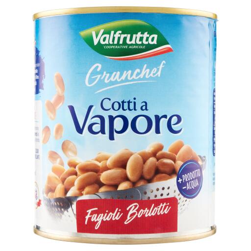 Borlotti 610G Cotti a Vapore Gran Chef Valfrutta